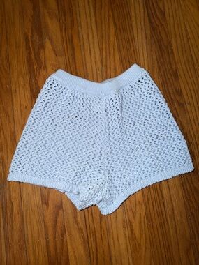 High Waisted Knit Shorts